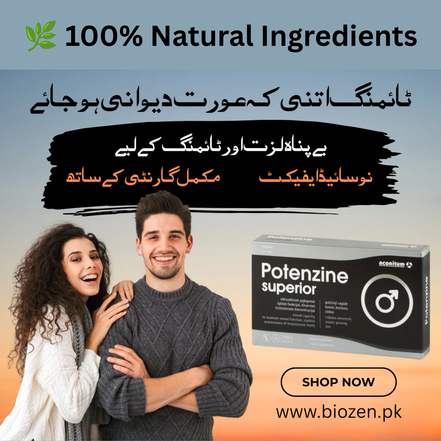 Potenzine Superior Tablets (Pack of 12 Tab)